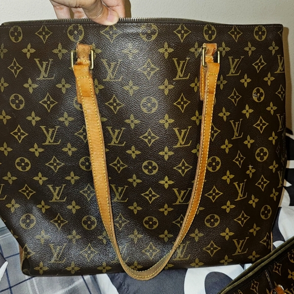 Louis Vuitton Brown Monogram Tote with Vachetta Leather